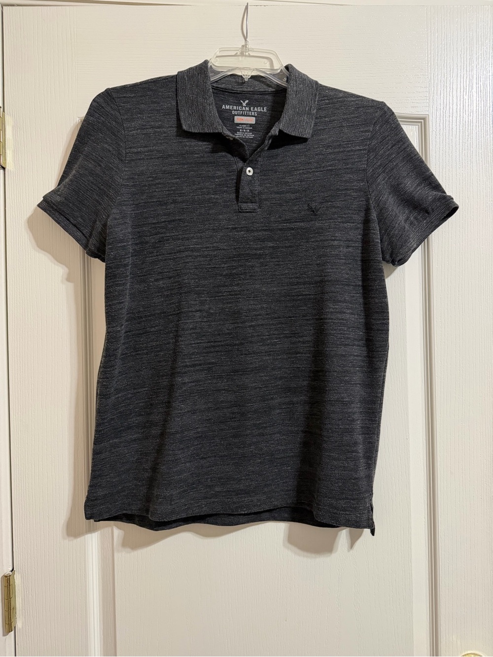 Men’s American Eagle Outfitters Charcoal Heather Polo Shirt